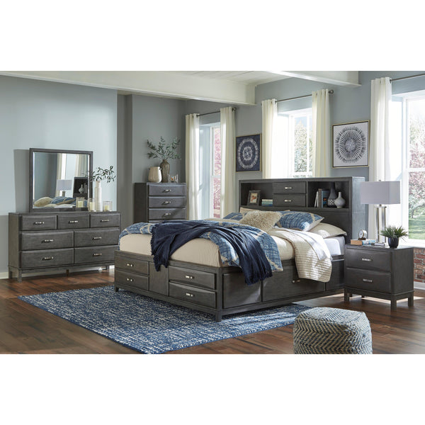  Signature Design by Ashley Caitbrook B476B15 6 pc Queen Bookcase Storage Bedroom Set IMAGE 1