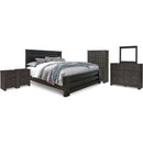  Signature Design by Ashley Brinxton B249B23 8 pc King Panel Bedroom Set IMAGE 1