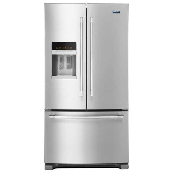 Maytag 36-inch, 25 cu. ft. French 3-Door Refrigerator with Ice and Water MFI2570FEZ IMAGE 1