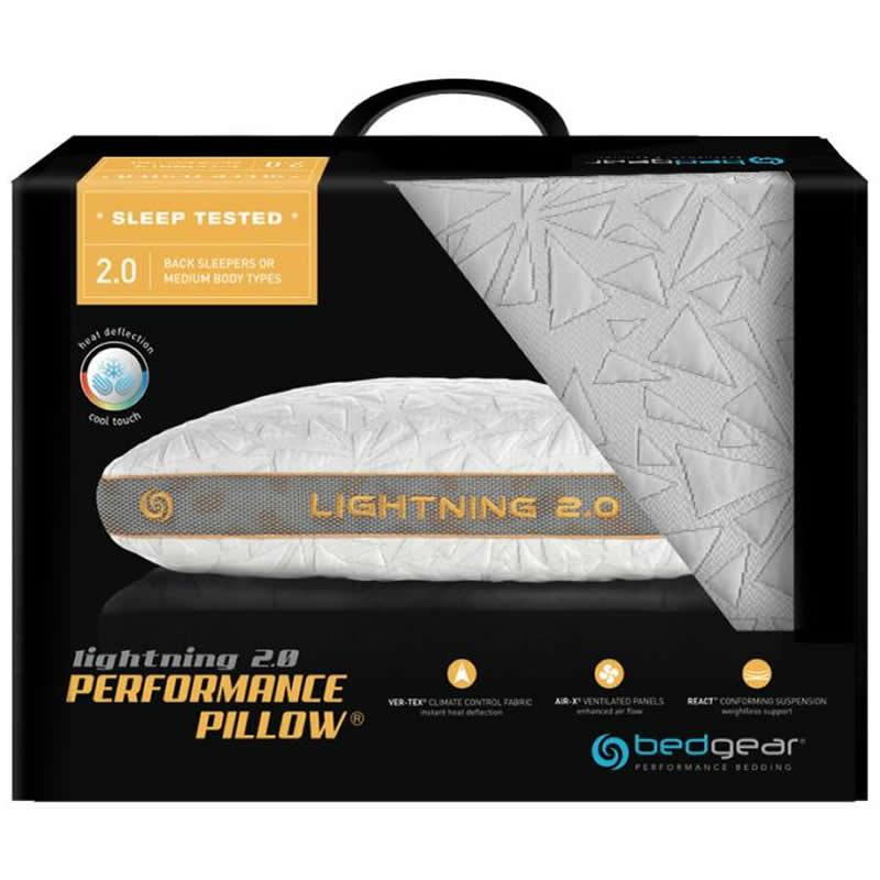  Bedgear Lightning Standard Bed Pillow BGP42AWBP IMAGE 2