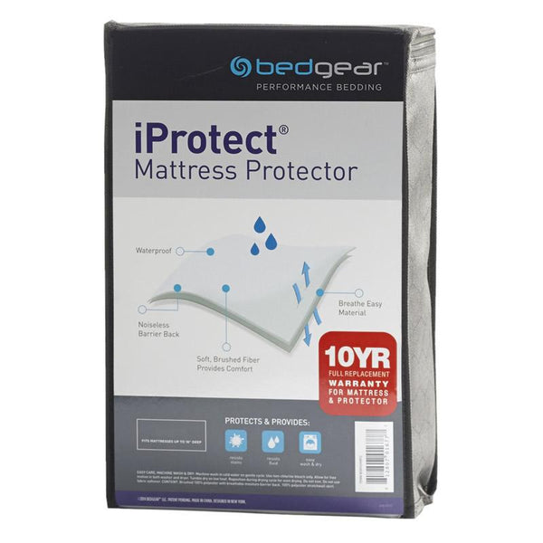  Bedgear iProtect Plush Touch Waterproof Protector BGM32AWFW IMAGE 1