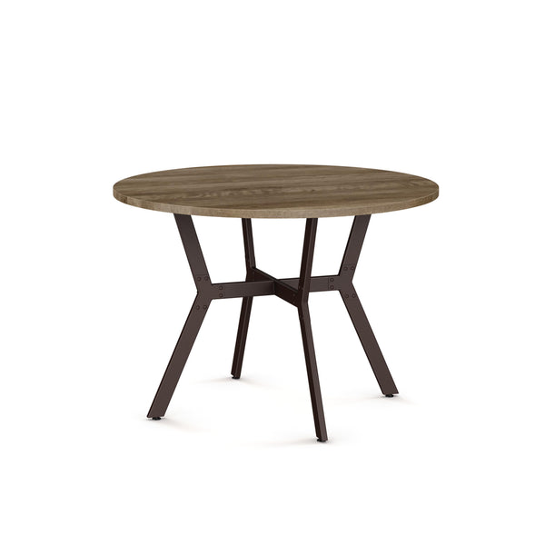 Amisco Round Norcross Dining Table with Trestle Base 50563|90412_52-86 IMAGE 1