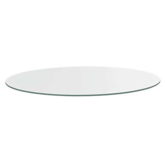 Amisco Round Dalia Counter Height Dining Table with Glass Top and Pedestal Base 50507-38_14/90236 IMAGE 2