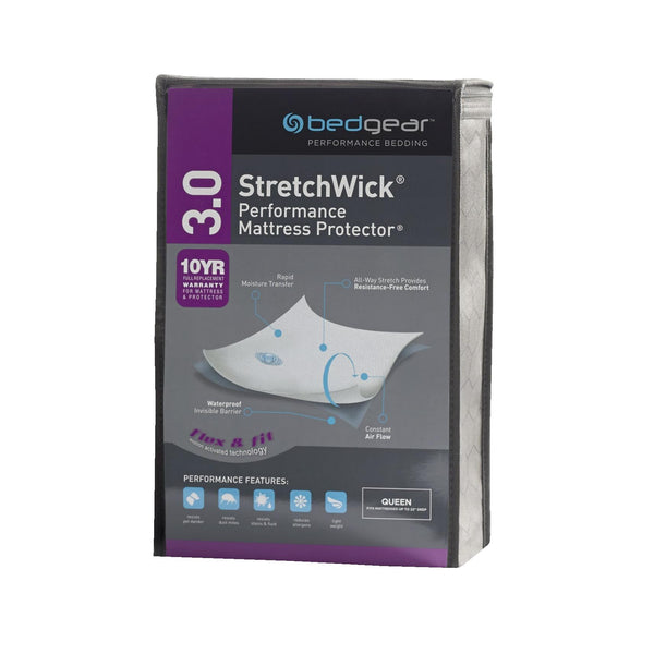  Bedgear StretchWick 3.0 Mattress Protector (Full) IMAGE 1
