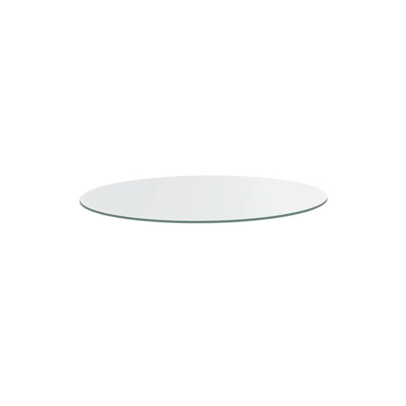 Amisco Round Alys Dining Table with Glass Top 50570_24/90242 IMAGE 2