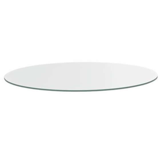 Amisco Round Dalia Pub Height Dining Table with Glass Top and Pedestal Base 50507-42_14/90236 IMAGE 2