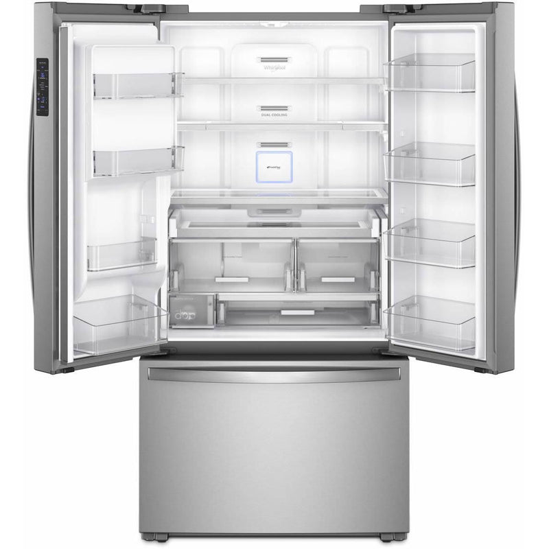 Whirlpool 36-inch, 23.8 cu. ft. Counter-Depth French 3-Door Refrigerator WRF954CIHZ IMAGE 3