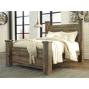  Signature Design by Ashley Trinell Queen Poster Bed B446-67/B446-64/B446-61/B446-98 IMAGE 2