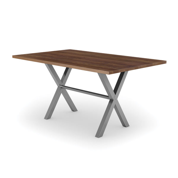 Amisco Alex Dining Table with Trestle Base Alex 50685/90851 Standard Height Table IMAGE 1