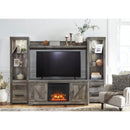  Signature Design by Ashley Wynnlow W440W2 4 pc Entertainment Center IMAGE 4