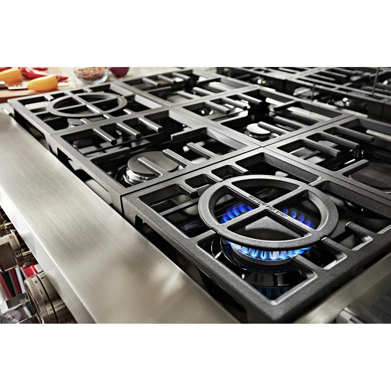 KitchenAid 48-inch Freestanding Dual Fuel Range with Even-Heat™ True Convection KFDC558JPA IMAGE 6