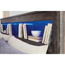  Signature Design by Ashley Drystan Queen Bookcase Bed with Storage B211-65/B211-54/B211-160/B100-13 IMAGE 3