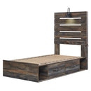  Signature Design by Ashley Drystan B211B8 Twin Panel Bed with 2 Storage Drawers IMAGE 3