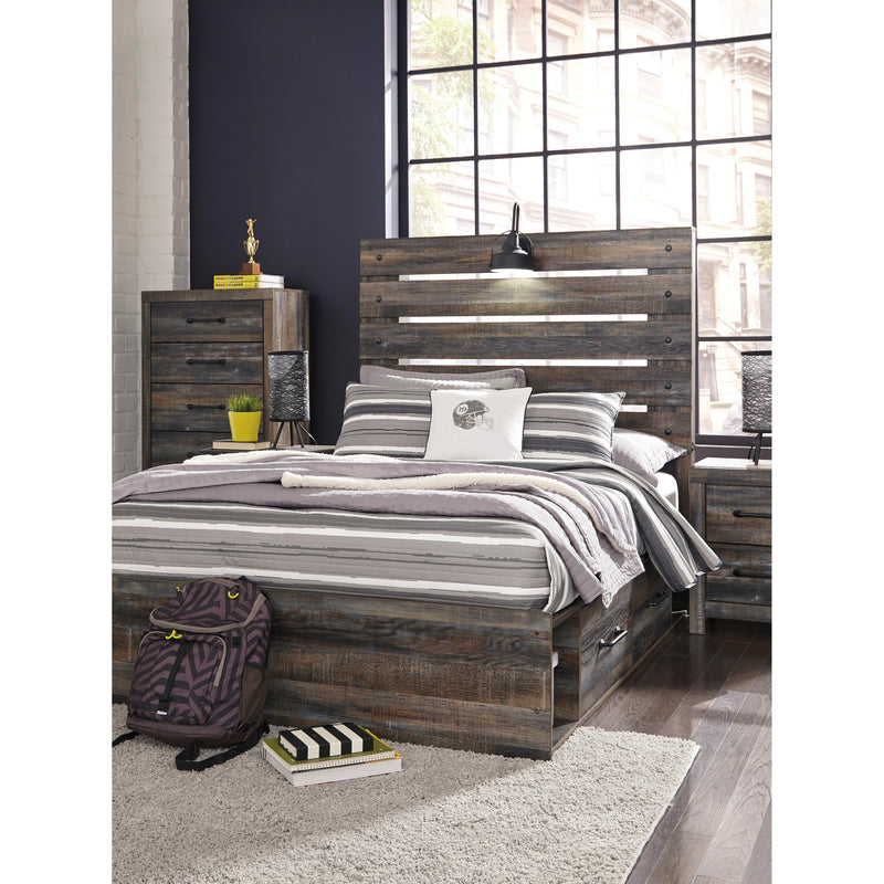 Signature Design by Ashley Drystan B211B9 Full Panel Bed with 2 Storage Drawers IMAGE 5