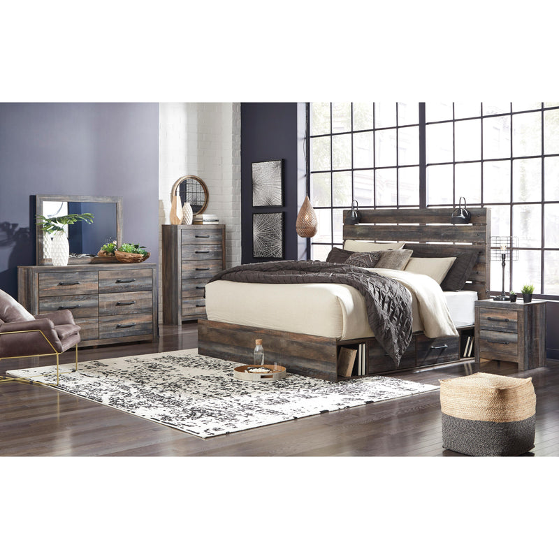 Signature Design by Ashley Drystan King Panel Bed with Storage B211-58/B211-56/B211-160/B100-14 IMAGE 5