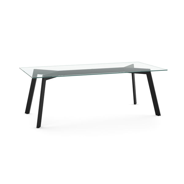 Amisco Lidya Dining Table with Glass Top 50984_25/90273 IMAGE 1