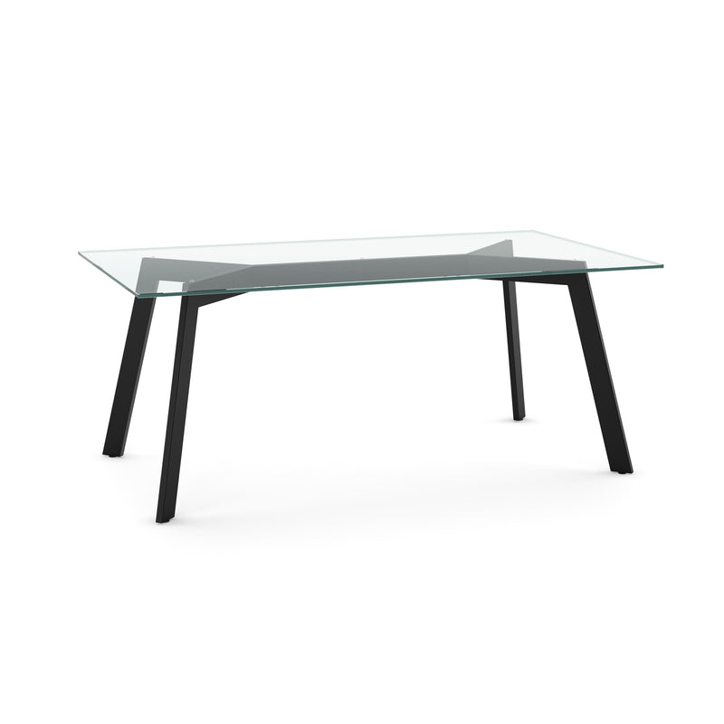 Amisco Lidya Dining Table with Glass Top 50972/25|90271 IMAGE 1