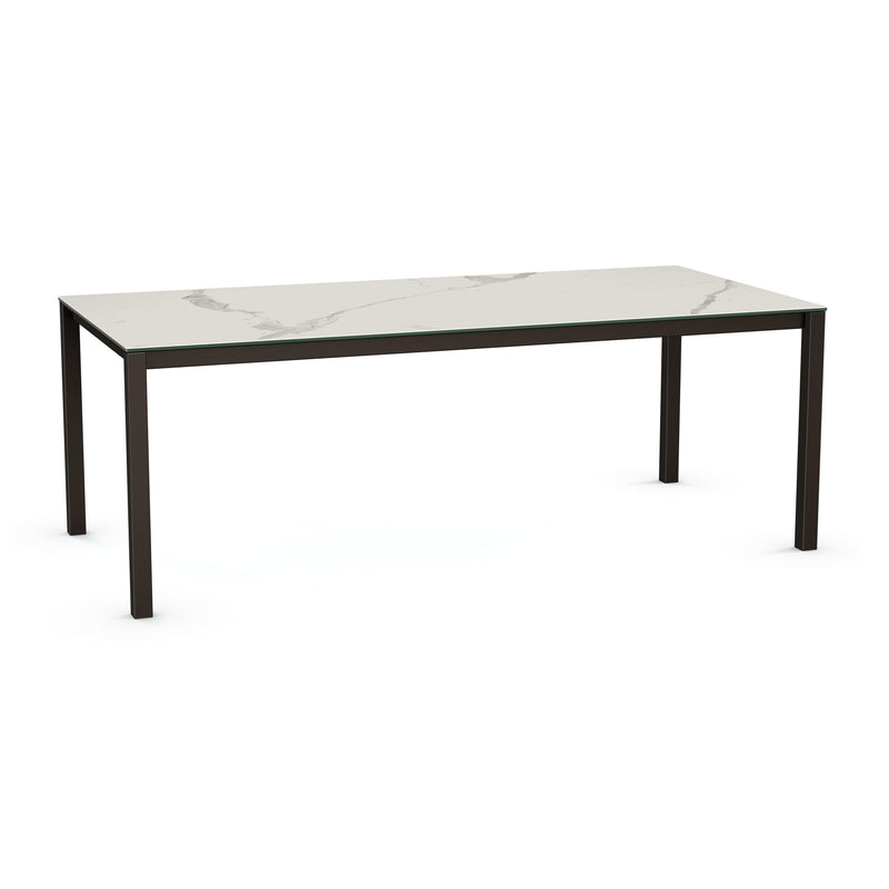 Amisco Nicholson Dining Table with Glass Top 50967_75/90293 IMAGE 1