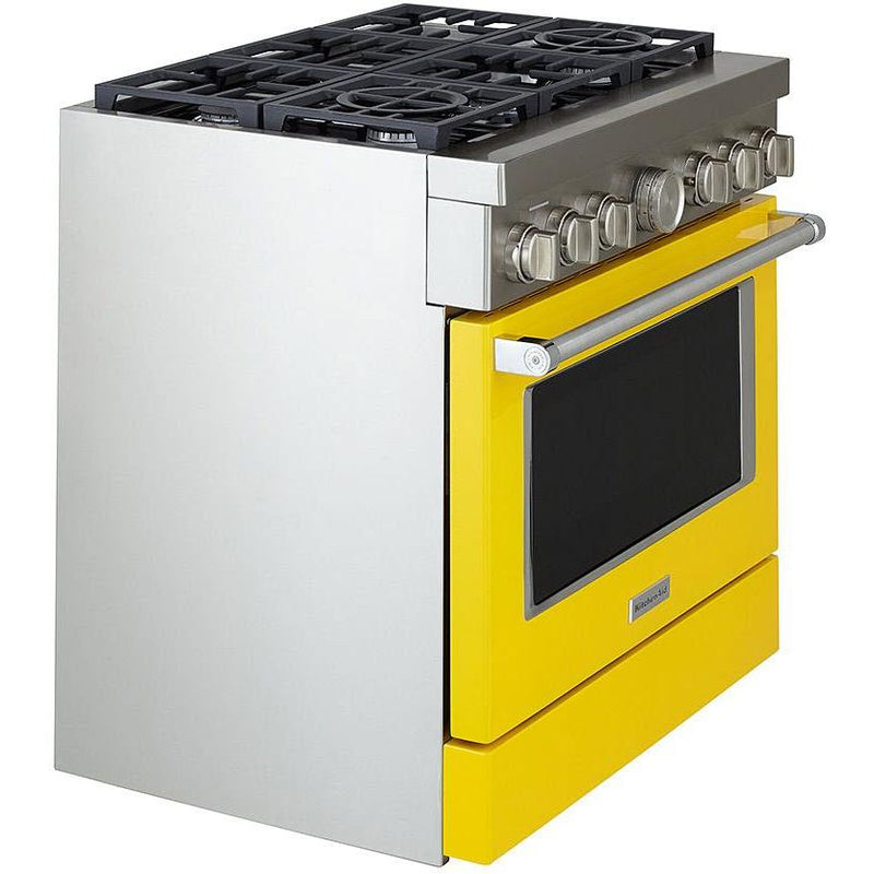 KitchenAid 36-inch Freestanding Gas Range with Even-Heat™ True Convection KFGC506JYP IMAGE 9