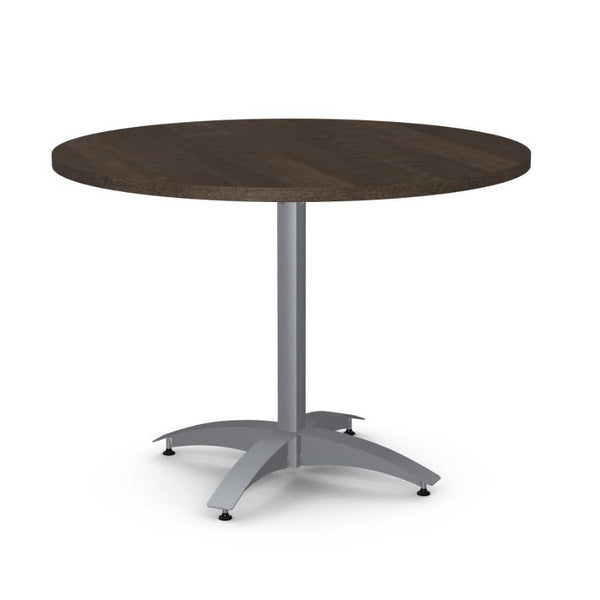 Amisco Round Billy Dining Table with Pedestal Base 50551/24|90823/48 IMAGE 1