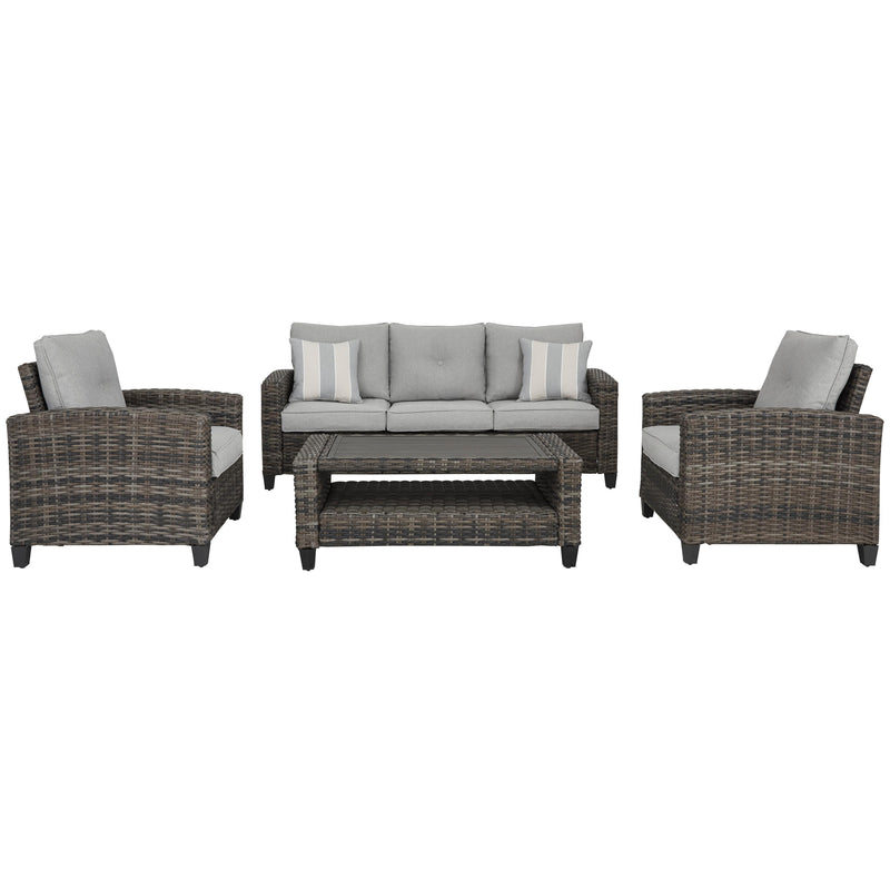 Signature Design by Ashley Cloverbrooke P334-081 Sofa/Chairs/Table Set IMAGE 2