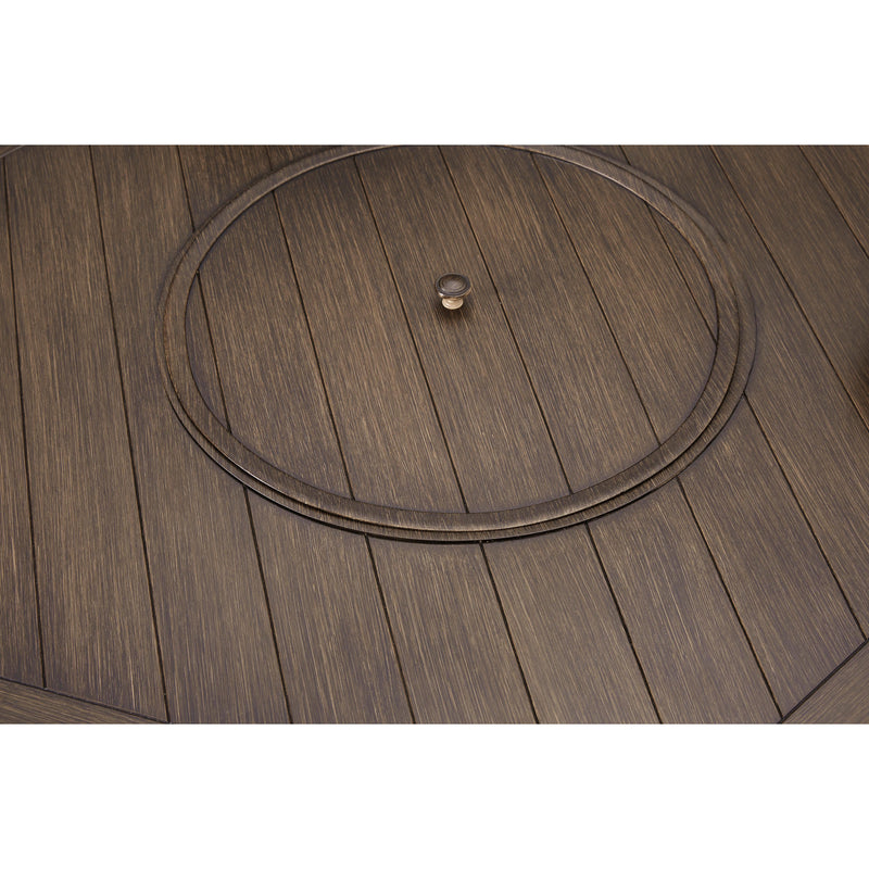 Signature Design by Ashley Paradise Trail P750-776 Round Fire Pit Table IMAGE 6