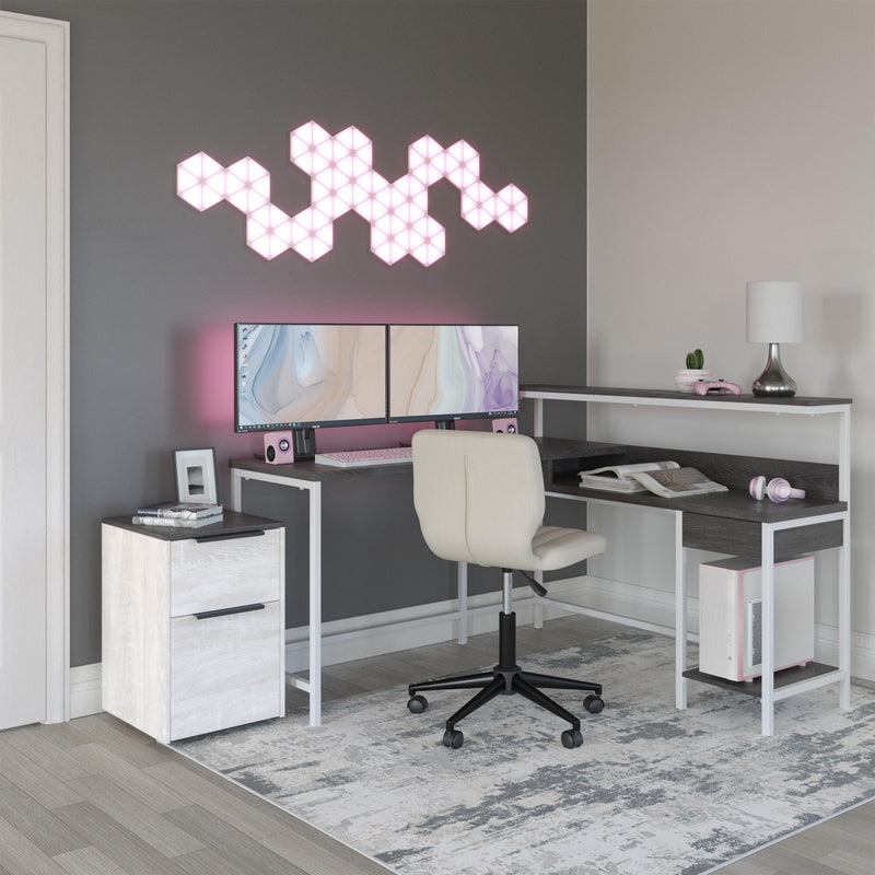 Signature Design by Ashley Dorrinson H287-24 L-Desk with Storage IMAGE 7