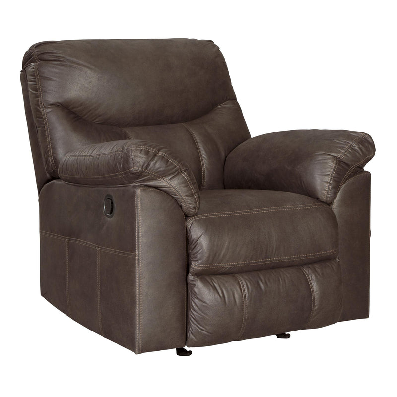 Signature Design by Ashley Boxberg Rocker Leather Look Recliner 3380325C IMAGE 1