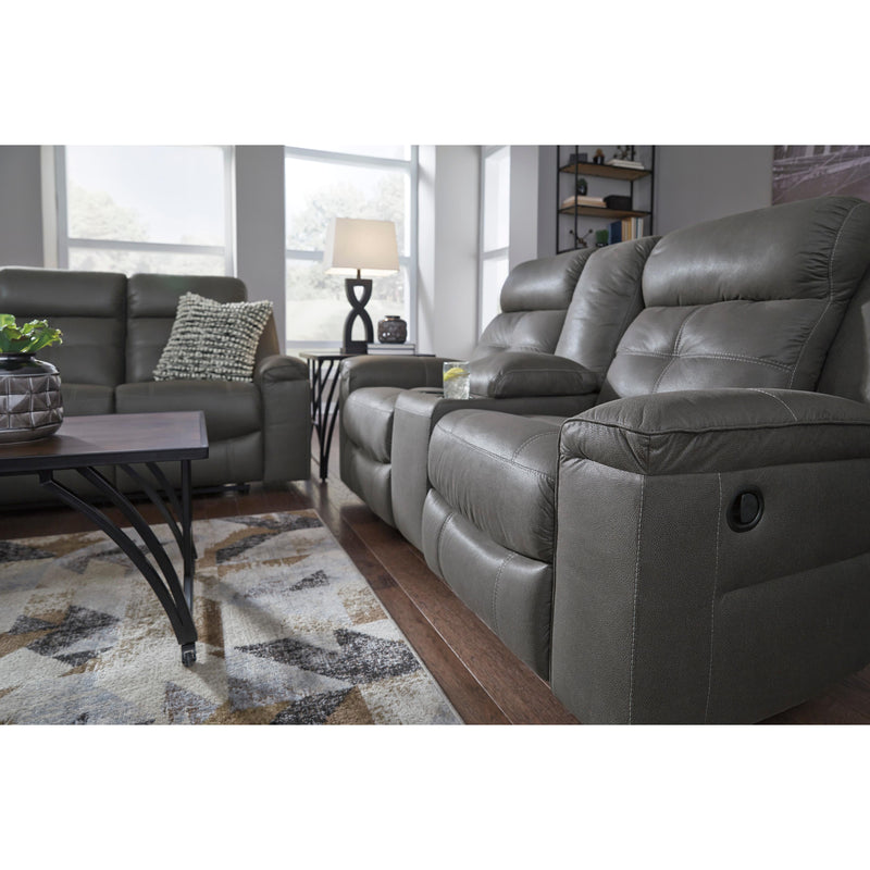 Signature Design by Ashley Jesolo Reclining Fabric Loveseat 8670594C IMAGE 10