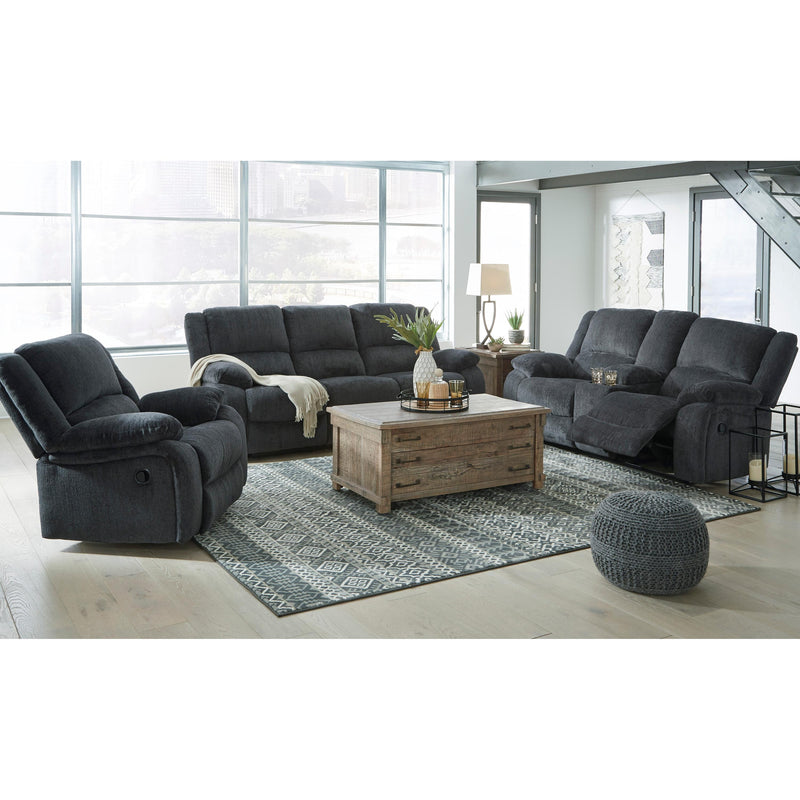 Signature Design by Ashley Draycoll Reclining Fabric Loveseat 7650494C IMAGE 12