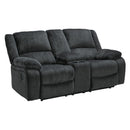  Signature Design by Ashley Draycoll 7650496C Double Reclining Power Loveseat with Console IMAGE 2