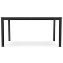 Amisco Ricard Dining Table with Glass Top 50964/25|91280/70 IMAGE 2