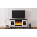  Signature Design by Ashley Dorrinson W287W2 60" TV Stand with Electric Fireplace IMAGE 1