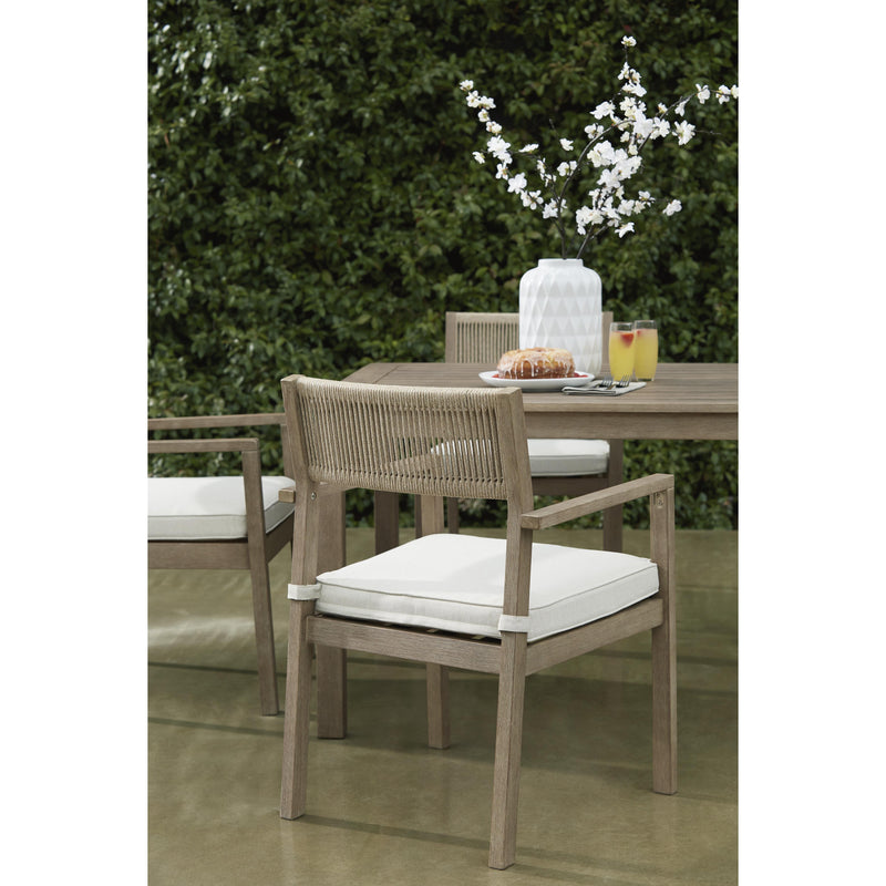 Signature Design by Ashley Aria Plains P359-615 Square Dining Table with Umbrella Option IMAGE 12