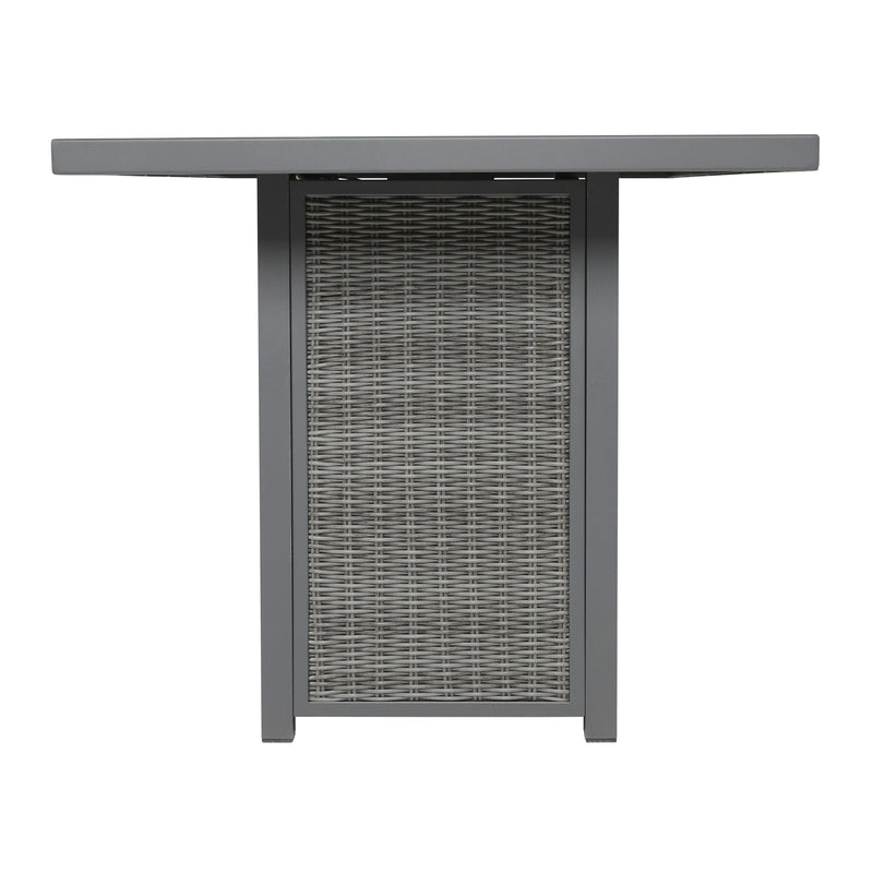 Signature Design by Ashley Palazzo P520-665 Rectangular Bar Table with Fire Pit IMAGE 4