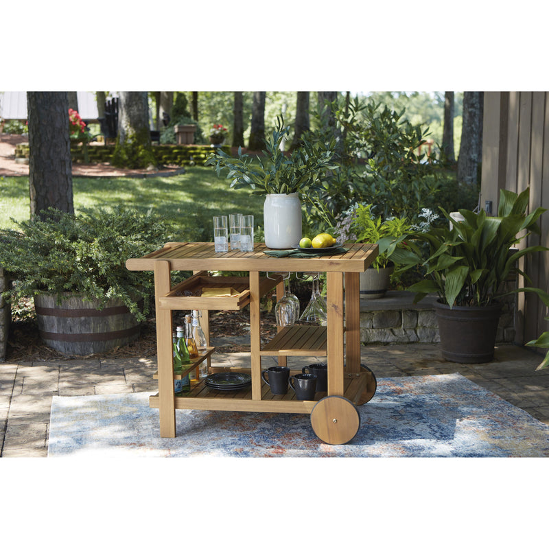 Signature Design by Ashley Kailani P030-660 Serving Cart IMAGE 7