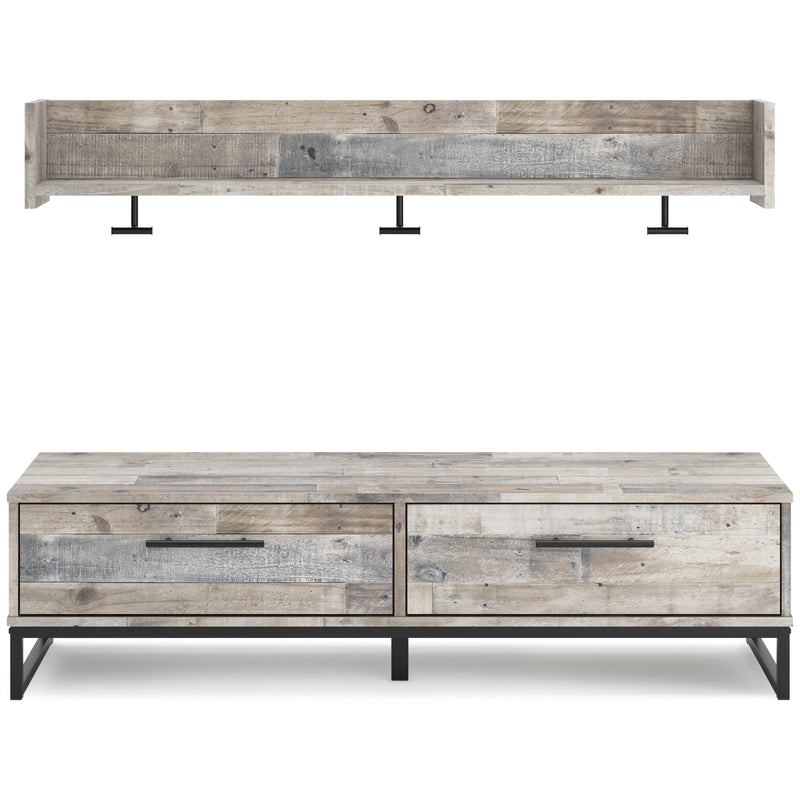 Signature Design by Ashley Neilsville EA2320E1 Bench with Coat Rack IMAGE 2