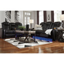 Signature Design by Ashley Party Time 3700318C Power Reclining Loveseat w/ Console and ADJ Headrest IMAGE 16