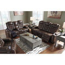 Signature Design by Ashley Game Zone 3850118C Power Reclining Loveseat w/ Console and ADJ Headrest IMAGE 13