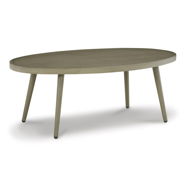 Signature Design by Ashley Swiss Valley P390-700 Oval Cocktail Table IMAGE 1