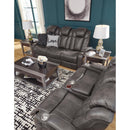 Signature Design by Ashley Turbulance 8500118C Power Reclining Loveseat w/ Console and ADJ Headrest IMAGE 12
