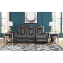 Signature Design by Ashley Turbulance 8500115C Power Reclining Sofa with Adjustable Headrest IMAGE 5