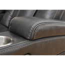 Signature Design by Ashley Turbulance 8500115C Power Reclining Sofa with Adjustable Headrest IMAGE 6