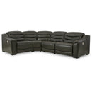  Signature Design by Ashley Center Line U63404S6 4 pc Power Reclining Sectional IMAGE 1