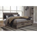  Signature Design by Ashley Derekson B200B44 King Panel Bed with 2 Side Storage IMAGE 2