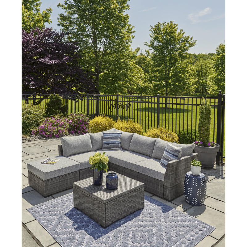 Signature Design by Ashley Petal Road P297-070 Loveseat Sectional/Ottoman/Table Set IMAGE 11