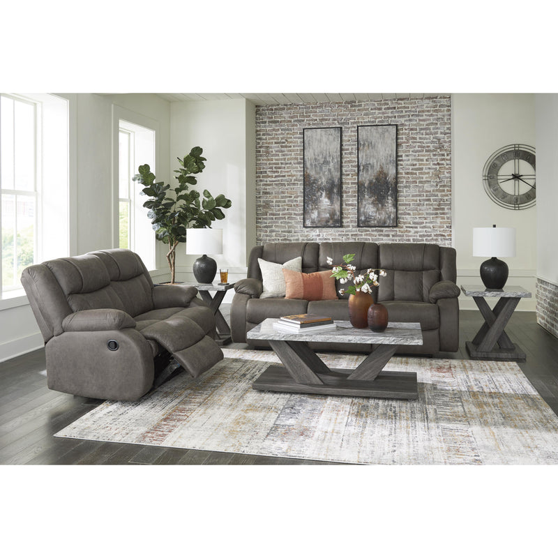 Signature Design by Ashley First Base Reclining Leather Look Loveseat 6880486C IMAGE 10