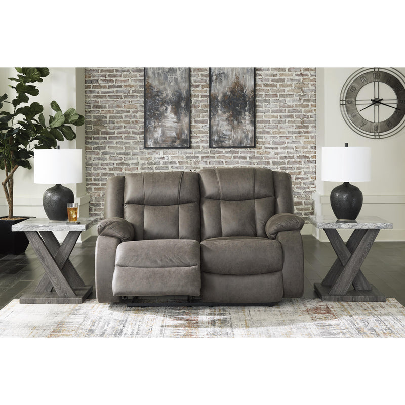 Signature Design by Ashley First Base Reclining Leather Look Loveseat 6880486C IMAGE 7