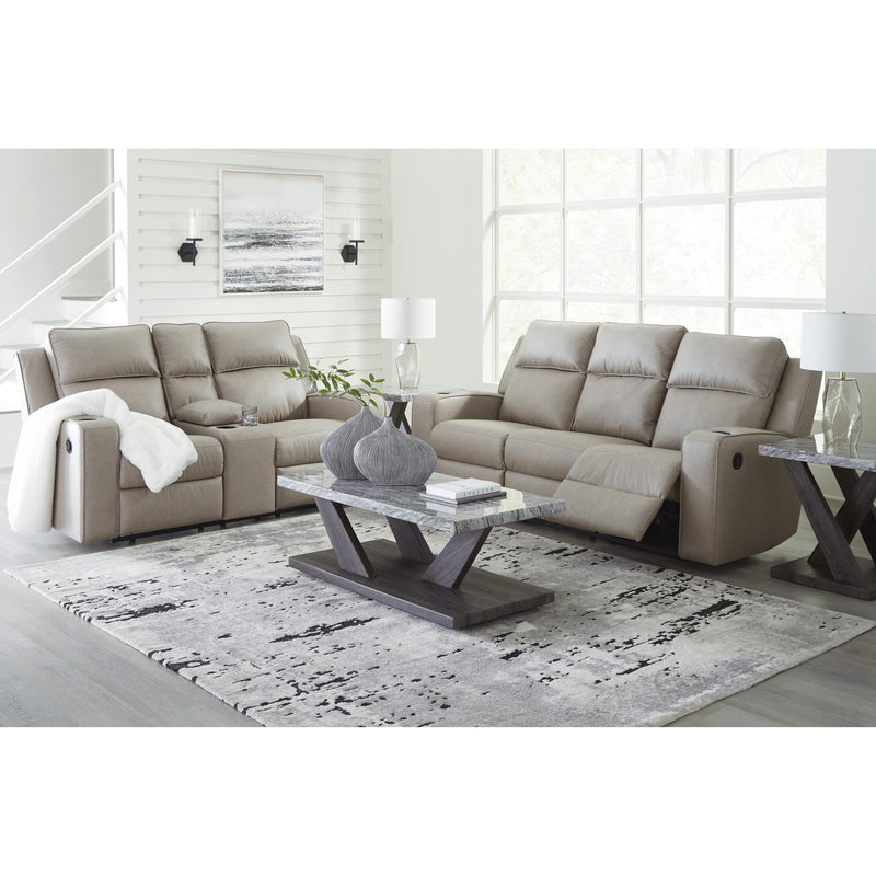 Signature Design by Ashley Lavenhorne Reclining Leather Look Sofa 6330789C IMAGE 10