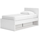  Signature Design by Ashley Onita EB9630B10 Twin Panel Platform Bed with 1 Side Storage IMAGE 7